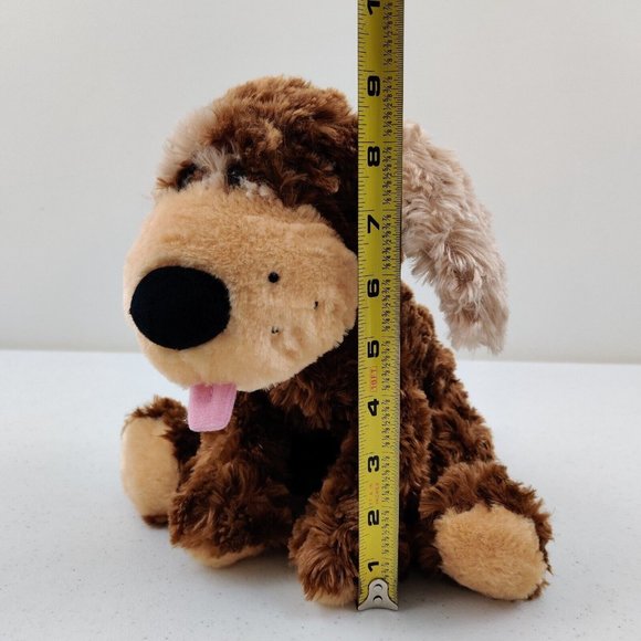 Chelsea Teddy Bear Co. Dog Puppy Luke Plush Brown Stuffed Animal Plush Toy - Picture 7 of 9